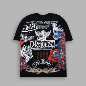 Vin Dutch x Darc sport Kulture Klash Premium Oversized Tee in Black